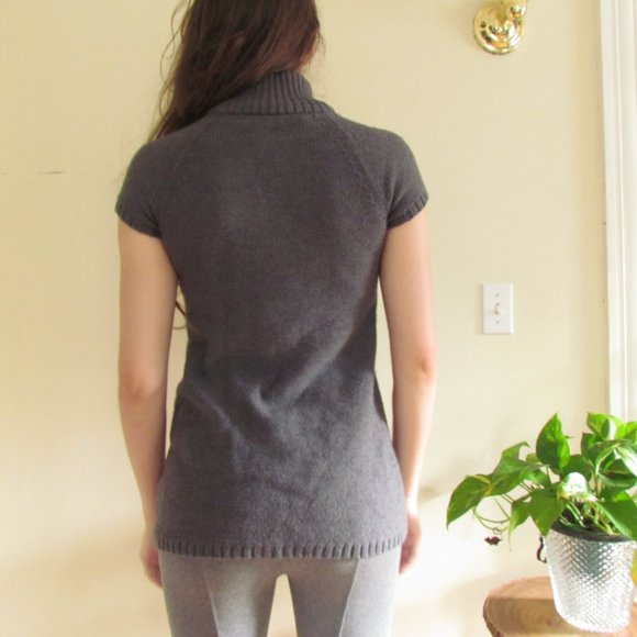 Sweater Knit Top in Pewter Grey - Picture 2 of 2